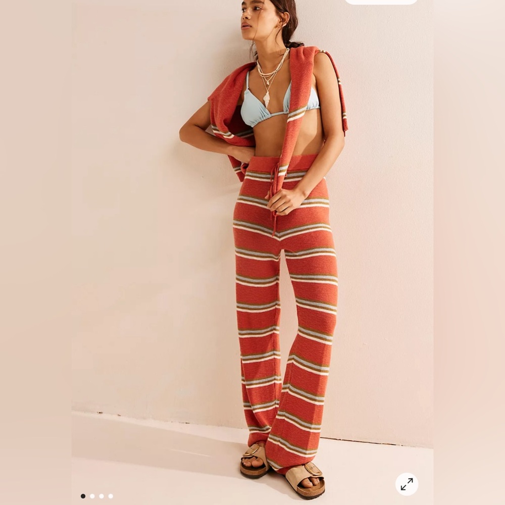 Free People Mariner Sweater Set — Red Pear Combo color